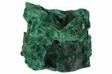 Silky Fibrous Malachite Cluster - Congo #138555-1
